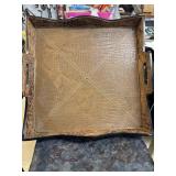 20ï¿½ x 20ï¿½ centerpiece Tray leather look covering