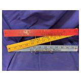 Advertising Folding Yard stick - Baumbachï¿½s Fish