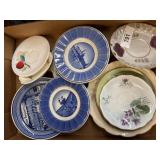 Flat of plates and saucers