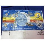 1981 Exploring the Moon 18 cent stamps