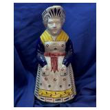 Vintage Italian Majolica Woman Hand Painted