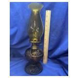 Vintage Amber Oil Lamp - never used