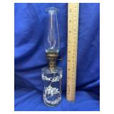 Vintage Christmas miniature Oil Lamp