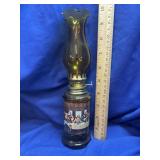 Vintage ï¿½The Last Supperï¿½ amber miniature Oil