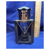 Vintage Copper Lantern Miniature Oil Lamp -