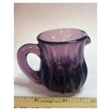 Vintage  Purple Amethyst Miniature Pitcher