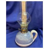 Miniature Stoneware Oil Lamp from Silver Dollar