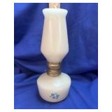 Miniature Wax Candle looking like an Oil Lamp