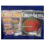 3 Country America Magazines:  Sept, Oct and Nov