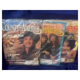 3 Country America Magazines:  July, Sept and Oct