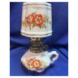 Vintage Porcelain Miniature Oil Lamp - Unused