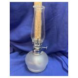Vintage Lamplight Farms Frosted Miniature Oil