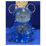 VTG Blue Glass Koala Bear Figurine United STates