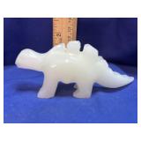 Carved Mexican Onyx / Calcite Stegosaurus Figurine