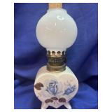 Vintage Cofter Milk Glass Oil Lamp from
