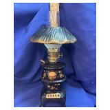 Vintage Ceramic Potbelly Stove Miniature Lamp