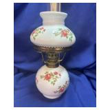 Vintage Milk Glass Hurricane Oil Lamp - Unused