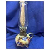 Miniature porcelain Enesco Finger Oil Lamp -