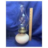 Vintage Lamplight Farms Hobnail was Oil Lamp -