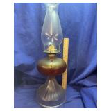 Vintage Eagle Oil Lamp