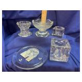 Vintage Pressed Glass Tableware Assortment