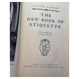 1924 The New Book of Etiquette by Lillian Wichler