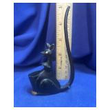 Vintage Kangaroo Stand Holder ï¿½ Cast iron kangaroo