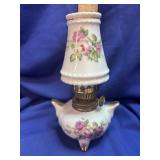 Vintage Porcelain Miniature Oil Lamp - Unused