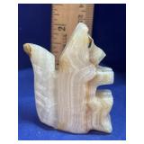 Onyx / Calcite Dog Figurine Terrier Scottie