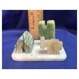 Mexican Multi-Stone Desert Scene Vignette (see pic