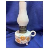 Miniature floral finger Oil Lamp - Unused