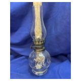 Miniature. Lear Glass Oil Lamp - Unused