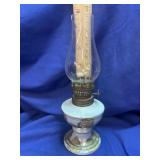 Miniature Victoria Ceramics of Japan Oil Lamp -