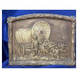 Miller Studios 3D Covered Wagon and Oxen 10ï¿½ x