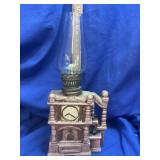 Miniature Grandfather style Oil Lamp - Unused