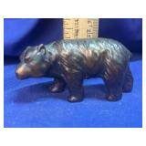 Vintage Carved Grizzly Bear Figurine