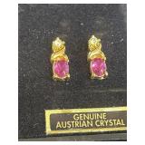 Genuine Austrian Crystal earrings