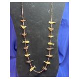 Native American-style fetish necklace featuring