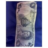 circulated Cayman Islands 1 Dollar banknote