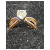 18K H.61 gold ring.  About size 5 1/2.