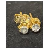 Pair of Diamond Stud Earrings
