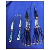 Two pair of Southwest style Native American