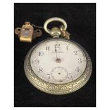 Edgemere' pocket watch ch, non-working, by Sears,