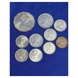 circulated coins featuring the profile of Queen