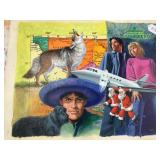 William Neal McPheeters "Shift of Coyotes" Orig.