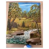 Original Outdoor Scene- Acrylic on Canvas