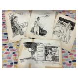 Group of William Neal McPheeters Orig. Sketches