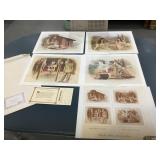 Set of 4 "Cherokee Valley Heritage" Series