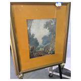 "Game of Hot Cockles" Jean-Honore Fragonard Print