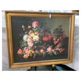 Very Large Vintage Still Life Artwork